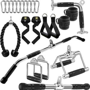 Bar Cable Attachment with Rubber Handgrips