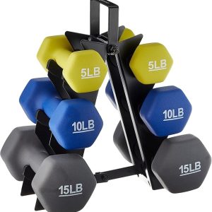 Neoprene Dumbbell Hand Weights for Exercise and Muscle Toning