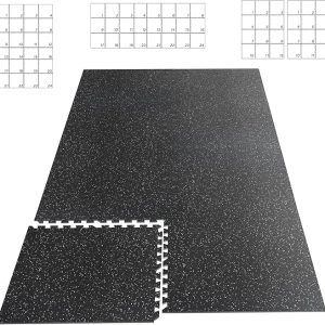 0.56'' Thick 12 Pcs 48 Sq Ft Exercise Equipment Mats